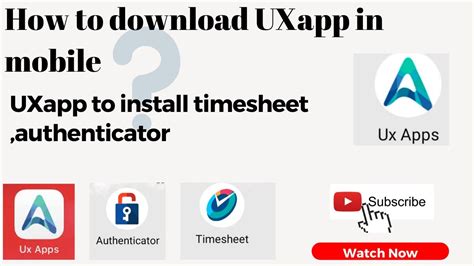 ux apps authenticator.